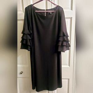 Roz & Ali Black Shift Dress, Women's Sz 18